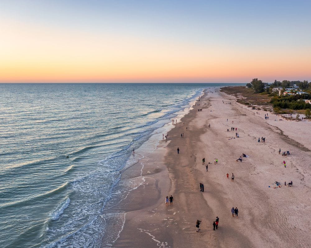 anna maria island beach sunset