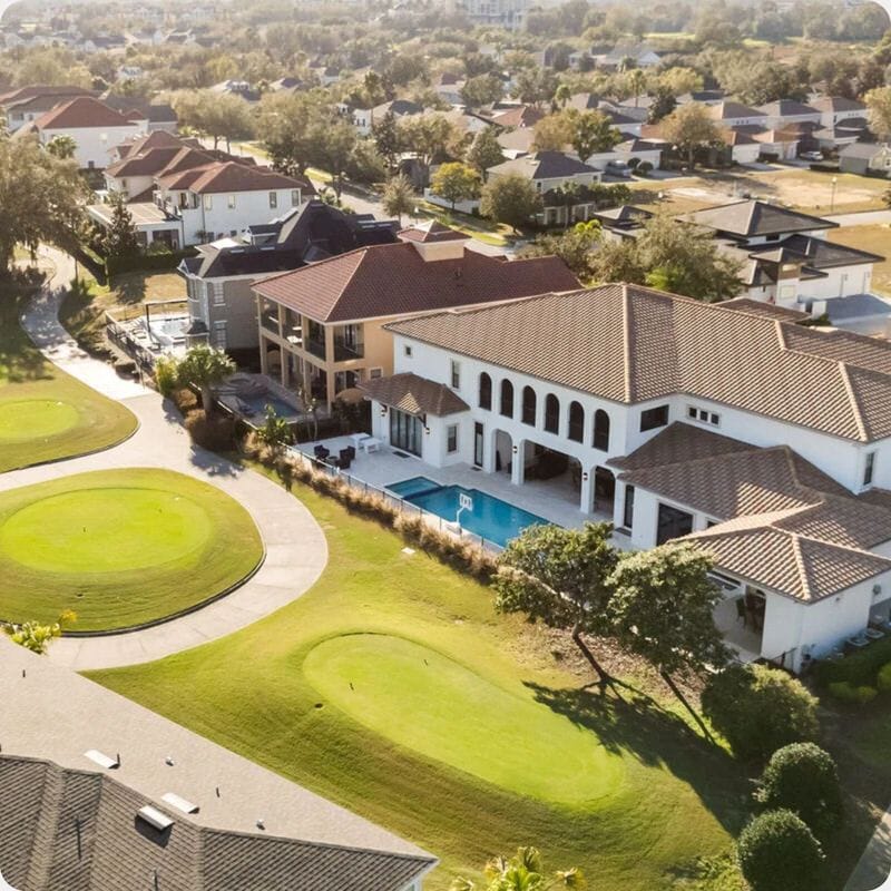 orlando vacation home on golf course with private pool