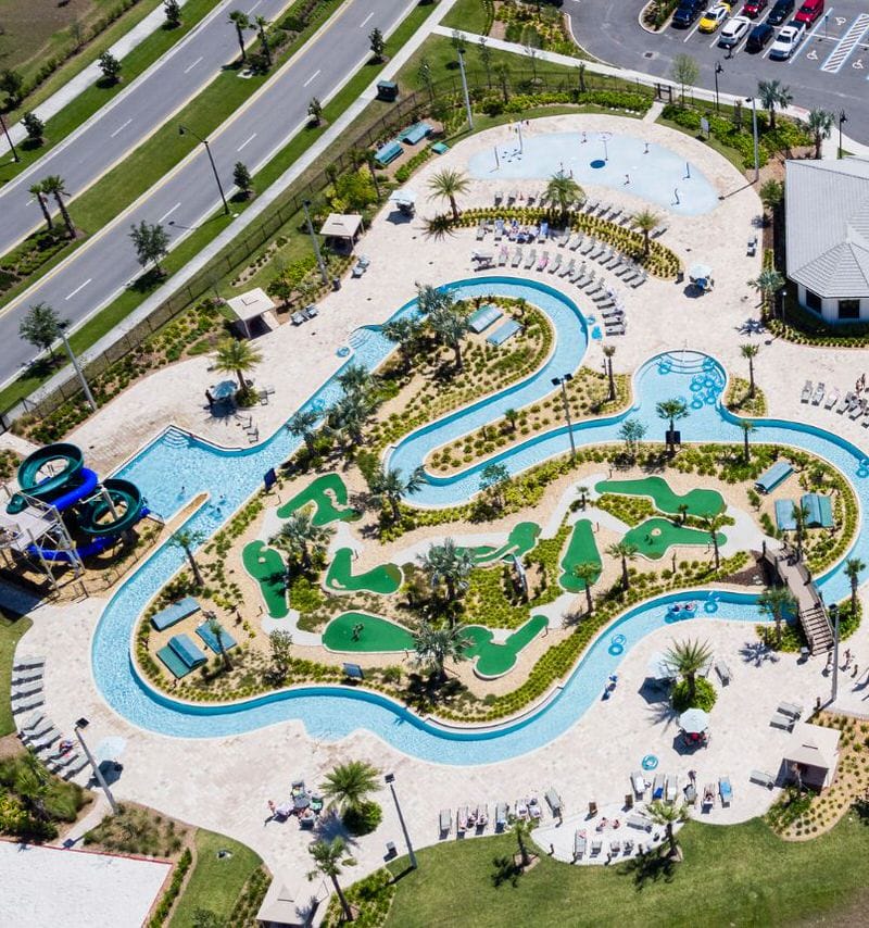 storey lake resort orlando clubhouse lazy river aerial